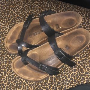 Birkenstock Mayari Black Sz 39/ 8-8.5